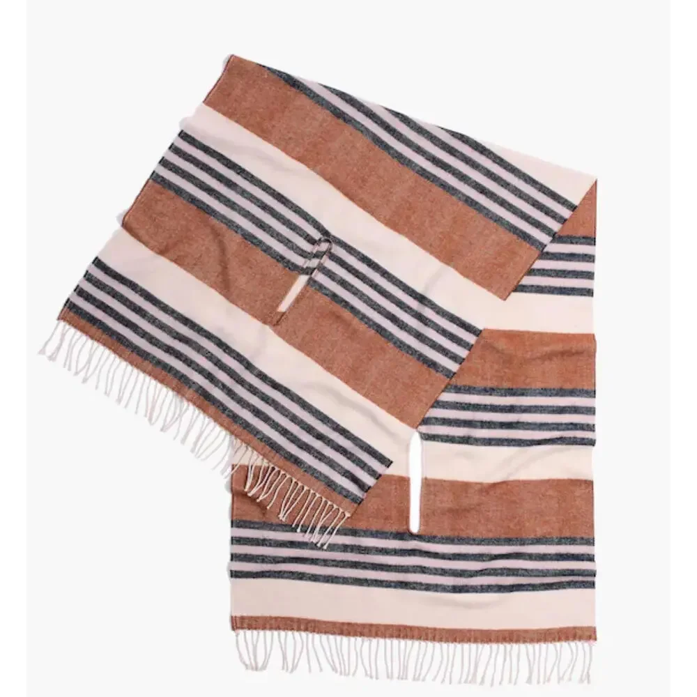 NWOT Madewell Interstripe Cape Scarf - Picture 3 of 9